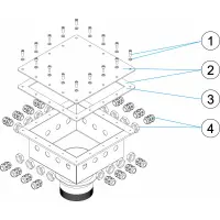 Pièces détachées pour Boitier de connexion carrée