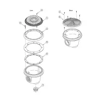 Pièces détachées pour Bonde de Fond Anti-Vortex
