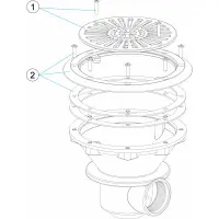 Pièces détachées pour Bonde de fond PRESTIGE LINER