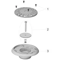 Pièces détachées pour Bonde de fond à rotule PN10