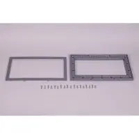 Bride SK GM Liner + enjoliveur Anthracite + vis métriques M6x24mm -REMPLACE 4402010086