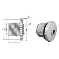Pièces détachées pour Buse COFIES Orientable béton Ø50mm