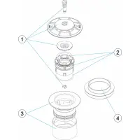 Pièces détachées pour Buse de fond oscillante BETON