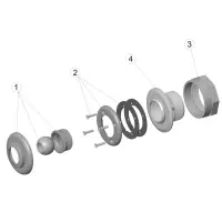 Pièces détachées pour Buse de refoulement encoller et visser PRÉFABRIQUÉ/LINER
