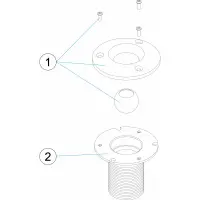 Pièces détachées pour Buse de refoulement inox L. 35,50,70 mm