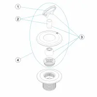 Pièces détachées pour Buse de refoulement MULTIFLOW à grille