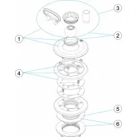 Pièces détachées pour Buse de refoulement MULTIFLOW PRÉFABRIQUÉ/LINER