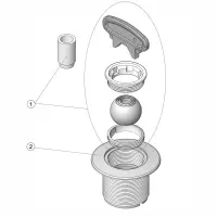 Pièces détachées pour Buse de refoulement MULTIFLOW vis PRÉFABRIQUÉ/LINER
