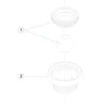 Pièces détachées pour Buse de refoulement orientable 1 1/2"