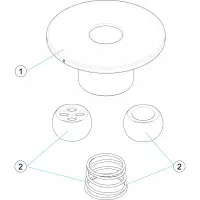 Pièces détachées pour Buse de refoulement STYLE ronde inox