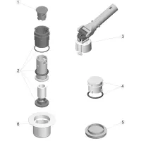 Pièces détachées pour Buse NET'N'CLEAN LINER Ø63 - PN-6