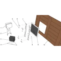 Pièces détachées pour Capot solaire de module de banc ZEN'IT