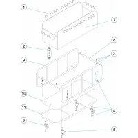 Pièces détachées pour Chariot ramasse-lignes à roulettes