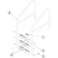 Pièces détachées pour Échelle avec tube