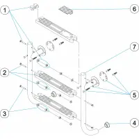 Pièces détachées pour Échelle immergée Astral PLUS