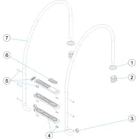 Pièces détachées pour Échelle de bassin à débordement