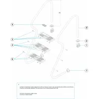 Pièces détachées pour Échelle inclinée ACCES FACILE 3 marches
