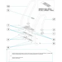 Pièces détachées pour Échelle mixte asymétrique aisi-316