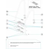 Pièces détachées pour Échelle standard asymétrique aisi-316