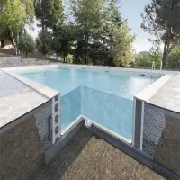 Blocs polystyrène TRADIPOOL MASTER pour coffrage piscine béton