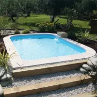 Mini Coque piscine Sya 40 4m x 2,6m x 1,4m moins de 10m³