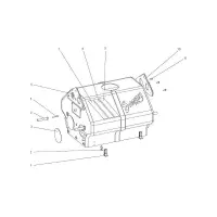 Pièces détachées pour Coque complète robot ZODIAC SWEEPY 1E
