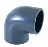 Coude à 90° Ø90 FxF à coller (cepex 01719 / 30627) pour liaison inférieure de vanne Jupiter 50