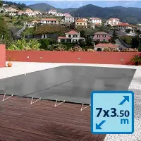 Couverture d'hivernage opaque 7m x 3,50m