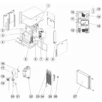 Pièces détachées pour Déshumidificateur DF2 encastré