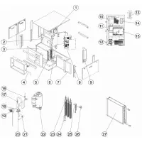 Pièces détachées pour Déshumidificateur DF2 gainable