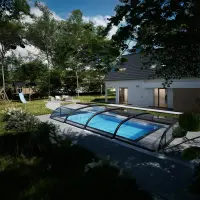 Abri de piscine DALLAS SKY Clear B Albixon