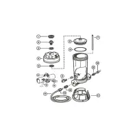 Pièces détachées pour Distributeur de Chlore/Brome By-Pass 4 kg