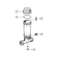 Pièces détachées pour Distributeur de Chlore In-Line 2.5 kg