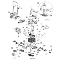 Pièces détachées pour Robot Dolphin PULIT E70