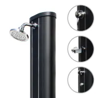 Douche CALIENTE Black Design 40 L + brumisateur