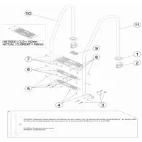 Pièces détachées pour Echelle asymétrique 3-4 marches