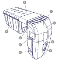 Pièces détachées pour Bloc filtrant MX18