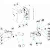 Pièces détachées pour Electrolyseur et contrôle pH A-40/50 EX/PLUS