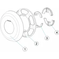 Pièces détachées pour Enjoliveur grand LUMIPLUS FLEXIMINI