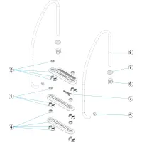 Pièces détachées pour Escalier KOMFORT 650 3-4 marches