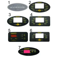 Pièces détachées pour Façade autocollante SPA POWER SP400, SP500, SP601, SP800 et SP1200