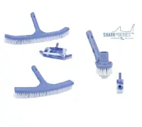 Brosses Shark : nettoyage manuel fond, parois et angles