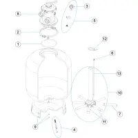 Pièces détachées pour Filtre ALICANTE TOP