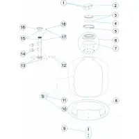 Pièces détachées pour Filtre AQUA TZ