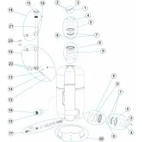 Pièces détachées pour Filtre ARTIC Ø 500-650-800-950 avec trou d'homme