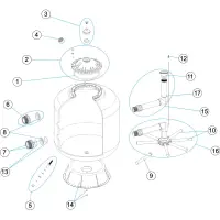 Pièces détachées pour Filtre BERLIN Ø 500 600 750