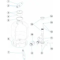 Pièces détachées pour Filtre BWS2 400-500-600