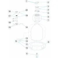 Pièces détachées pour Filtre BWS2 750-900
