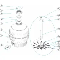 Pièces détachées pour Filtre CANTABRIC 750