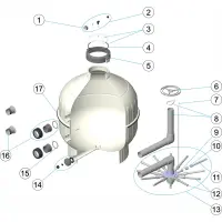 Pièces détachées pour Filtre CANTABRIC diamètre 900